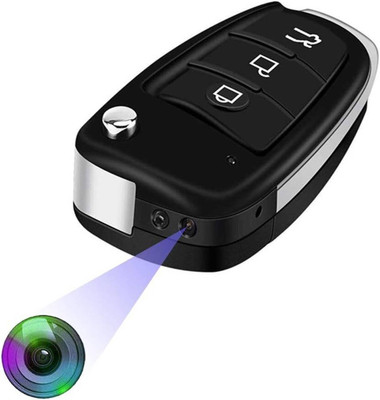SKY HUB Tiny Keychain Camera – Mini DVR for Covert Audio and Video Recording Security Camera(32 GB, 1 Channel)