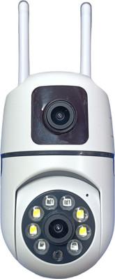 favone Dual Lens mini ptz 3MP 360 PTZ View Motion Detection 2-Way Audio/Siren Security Camera(NO GB, 1 Channel)