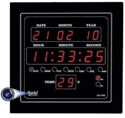 spydercop Spy Wi-Fi Digital Clock Security Camera(32 GB, 1 Channel)