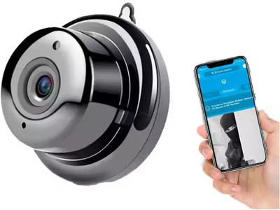 Wifton Security Camera with Mini Wireless Video Audio Full HD 1080P Spy Camera(1 Channel)