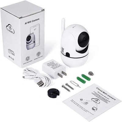 Wifton Cloud Storage Smart Security + WiFi Wireless IP CCTV Camera Security Camera(128 GB, 1 Channel)