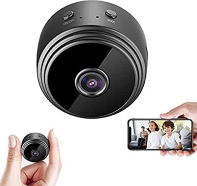 RODZ Mini WiFi CCTV Camera for Home with inbuilt Battery and TF Card Slot Security Camera(1 Channel)