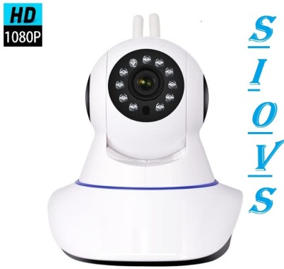 SIOVS CCTV IP Camera 1080P WiFi Night Vision 360° Night Vision Live View TwoWay Audio Security Camera(64 GB, 1 Channel)