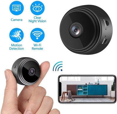 OSQD Mini Spy CCTV Camera WiFi – Hidden Cam, 1080p HD, Audio Video Recording Security Camera(64 GB, 1 Channel)