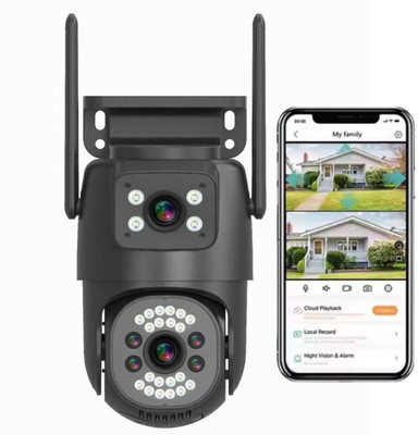 favone 4G 3MP SIM Based Outdoor Wireless Smart CCTV Camera | Ultra HD View Security Camera(NO GB, 1 Channel)