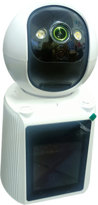 favone Video Calling WiFi PTZ Indoor 1080P Full HD,AI Auto Tracking,2.8inch HD Display Security Camera(NO GB, 1 Channel)