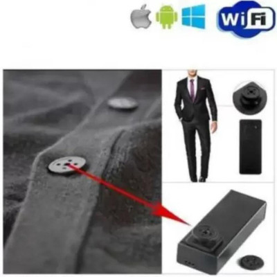 SKY HUB Hidden Mini Cam in Button Shape DVR Small Portable Updated Mini Spy Button Spy Camera(32 GB, 1 Channel)