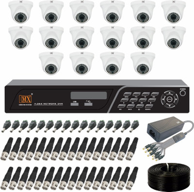 MX CCTV Cameras Kit 16 Channel Analog Security System with BNC DC pin ...