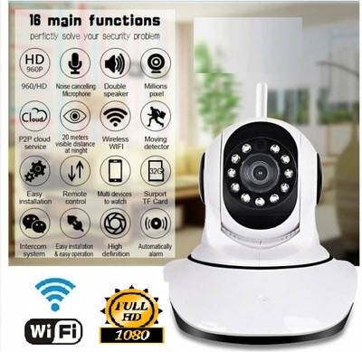 SKY HUB V380 Pro HD 1080P Night Vision Wireless WiFi IP Camera with 2 Way Audio Security Camera(128 GB, 1 Channel)