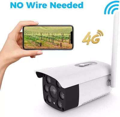 OneXsale 4g Sim Bullet Full HD 1080p, IP66 Night Vision, 2 Way Audio, Motion Detection Security Camera(1 Channel)