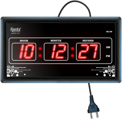 FREDI HD PLUS WiFi Digital Wall Clock Wireless Hidden Camera Clock with Live Feed 1080p HD Security Camera(32 GB, 1 Channel)