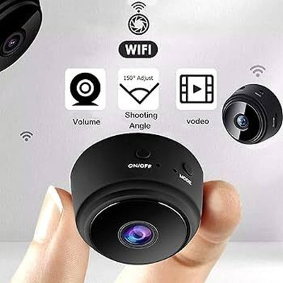 SIFATECH Spy WiFi Magnetic Live Stream 1080P Audio Video Hidden Nanny Camera for Home Security Camera(1 Channel)