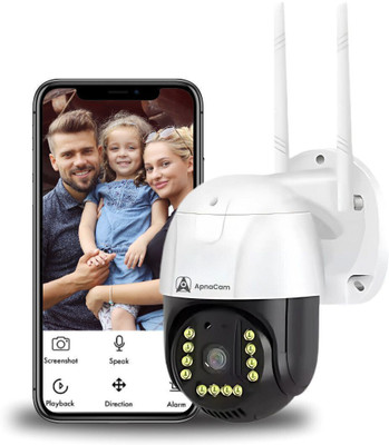 ApnaCam 5MP FHD 4G SIM Based PTZ Outdoor CCTV Camera | IP66 Waterproof Security Camera(1 Channel)