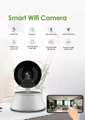 SKY HUB V380Pro HD 720P Night Vision Wireless WiFi Ip Camera Mini Full HD Spy IP CCTv Security Camera(64 GB, 1 Channel)