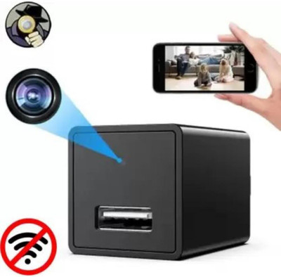 SKY HUB Wifi 1080P USB Charger Type Camera spy hidden Security Camera(64 GB, 2 Channel)