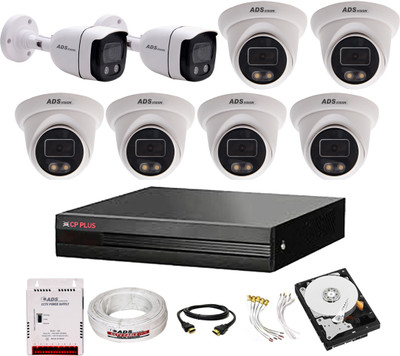 CP PLUS 8CH. Hybrid DVR, 2B/6D CAMERA COLOR VIEW NIGHT VISION CAMBO SET With 1TB HDD Security Camera(1 TB, 8 Channel)
