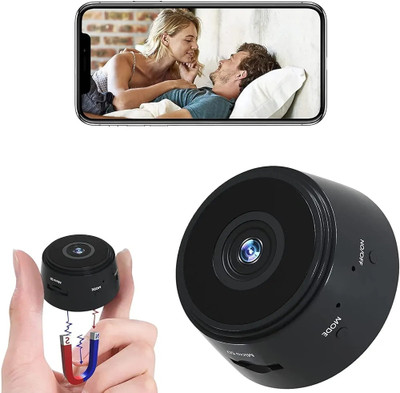 bornyal Spy Magnet Camera WiFi Hidden Camera Wireless HD 1080P Indoor Home Small Spy Security Camera(No GB, 1 Channel)