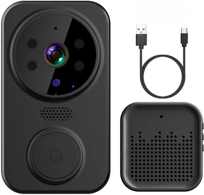 DRUMSTONE Smart Wireless Doorbell Camera - WiFi Video Doorbell with 2-Way Talk,App Control Security Camera(1 Channel)