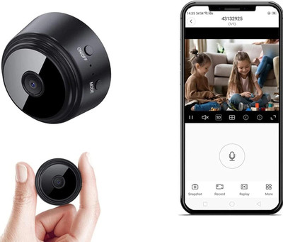 NXXTTNK Spy WiFi Magnet Camera 1080P HD Hidden Small Wireless Home Security Surveillance Security Camera(no GB, 1 Channel)
