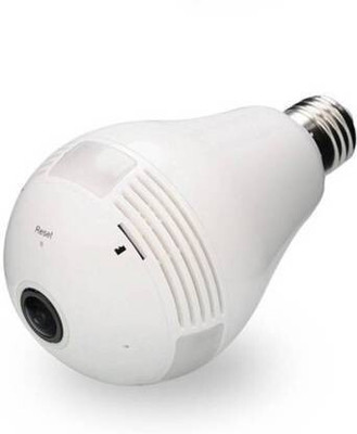 SKY HUB V380 Pro Fisheye 360 Panoramic Wireless CCTV and Smart LED Bulb with Holder Security Camera(4 Channel)