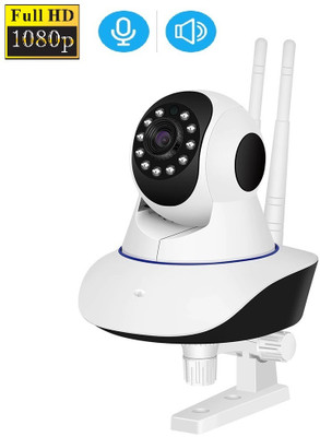 SIOVS CCTV 1080p WiFi Wireless Camera 360° Live View Alarm TwoWay Audio Night Vision Security Camera(128 GB, 1 Channel)