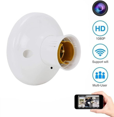NXXTTNK Spy Camera WiFi 1080p Bulb Holder Camera Mini Security Spy Camera(NO GB, 1 Channel)
