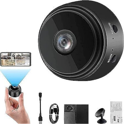 NXXTTNK Spy WiFi Magnet Camera 1080P HD Hidden Small Wireless Home Security Surveillance Security Camera(no GB, 3 Channel)