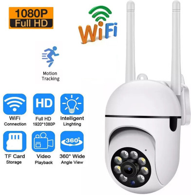 SIOVS CCTV WiFi Wireless ptz Camera 1080p HD Night Vision 360° Live View TwoWay Audio Security Camera(64 GB, 1 Channel)