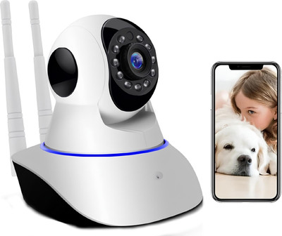 OSQD 4MP Night Cam | Wireless CCTV | 2-Way Voice | Smart Home Use Security Camera(128 GB, 1 Channel)