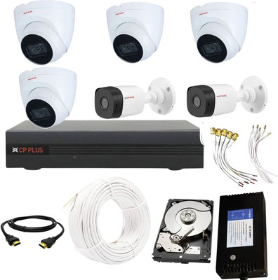 CP PLUS CPPLUS-3.6MP-4 DOME-2 BULLET 8 CHANEEL Security Camera(NO GB, 8 Channel)