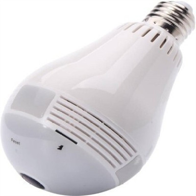 SKY HUB Smart Fisheye Light Bulb Camera Wifi 360 Spy Cctv 1080p Ip Hidden Lamp Cameras Spy Camera(1 Channel)