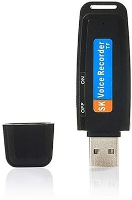 FREDI HD PLUS Spy Pen Drive Voice Recorder for record any moment, Easy to Carry NA Voice Recorder(0 inch Display)
