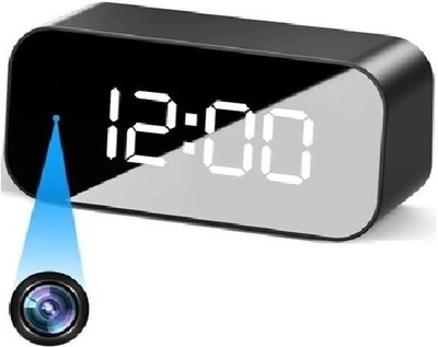 FREDI HD PLUS Spy 4k Wi-Fi IP Table Clock New Intrestinng Feature Security Camera(256 GB, 1 Channel)