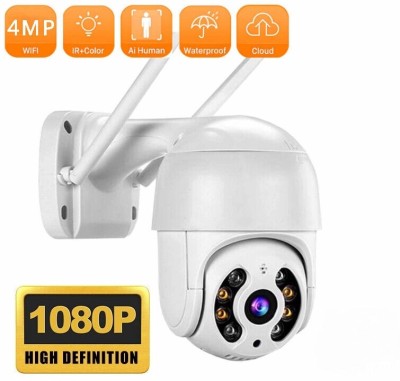 SIOVS CCTV WiFi Wireless PTZ 12MP Camera 1080p Night Vision 360° LiveView TwoWay Audio Security Camera(128 GB, 1 Channel)