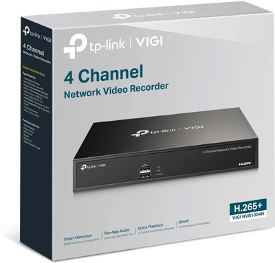 TP-Link VIGI NVR1004H 4 Channel Network Video Recorder Security Camera(4 Channel)