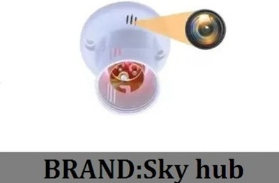 SKY HUB 4K HD WiFi 1080p Wireless Spy Cam Mini Bulb Holder Best Hidden Security Camera Security Camera(128 GB, 1 Channel)