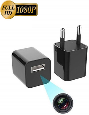 Bzrqx Plug Camera 1080p Full HD Resolution Plug and Play USB Charger, Motion Detection Spy Camera(32 GB, 1 Channel)