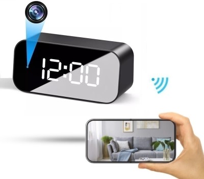 FREDI HD PLUS Spy 4k Wi-Fi IP Table Clock New Intrestinng Feature Security Camera(256 GB, 1 Channel)