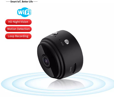 AVOIHS Spy Magnet 1080P HD Mini WiFi Live Stream Night Vision IP Wireless Hidden Camera Security Camera(64 GB, 1 Channel)