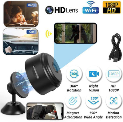 Ducncon HD CCTV Wifi Camera 1080p with Audio Wifi Smart Net Security Camera(64 GB, 1 Channel)