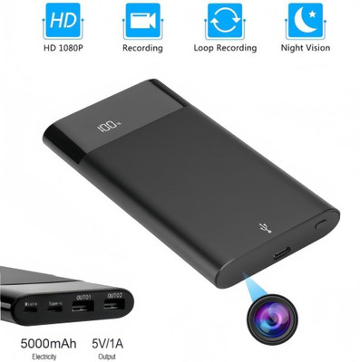 SKY HUB 1080P Power Bank Spy Camera – Mini Hidden Security Cam for Home & Travel Spy Camera(64 GB, 1 Channel)