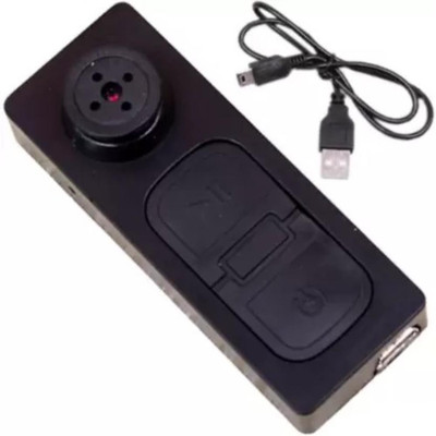 SKY HUB Button Spy Camera HD Audio Video Recorder 720p Hidden Cameras Mini Spy Button Spy Camera(32 GB, 1 Channel)