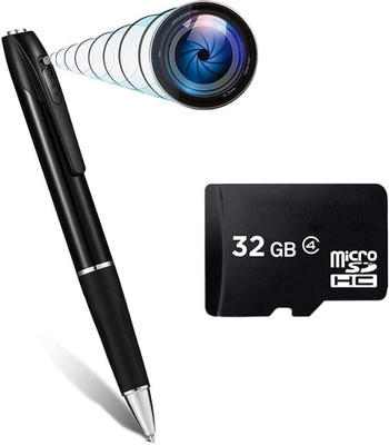 securinnov Full HD Pen Camera 1080P Video Audio Recording Indoor Outdoor Pocket Security Security Camera(7 Channel)