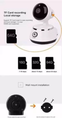 SKY HUB HD 720P Mini IP Camera WiFi Wireless Security Camera(64 GB, 1 Channel)