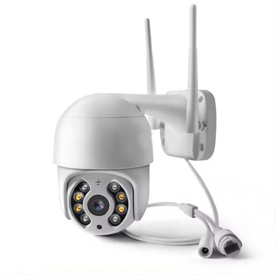 PANORAMIC Full HD 5MP Wi-Fi IP66 PTZ Pan Tilt Dome Surveillance Two Way Audio/Motion Security Camera(128 GB, 1 Channel)