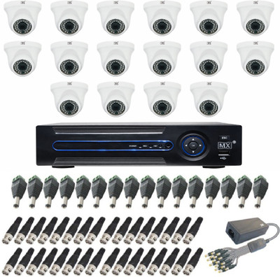 MX MX 16 Channel Analog CCTV Camera Security System Security Camera(2 TB, 16 Channel)