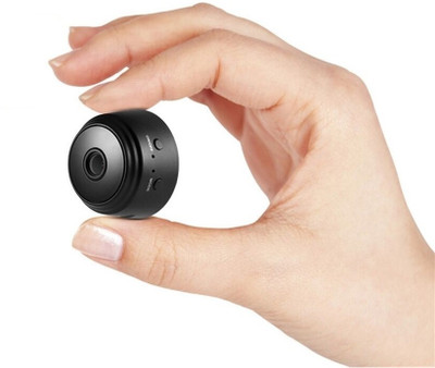 OSHSIZ Wireless Portable 1080p Full HD WiFi Magnet Hidden Mini Device Long Recording Spy Camera(64 GB, 1 Channel)