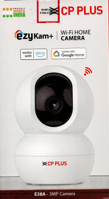 CP PLUS CP-E38A 3MP PT Indoor Wi-Fi camera,4mm Lens, 15Mtr. IR, Security Camera(256 GB, 1 Channel)