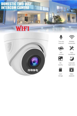 chora V380 dome camera 3MP wifi smart camera ADPCM audio compression standard Security Camera(128 GB, 8 Channel)