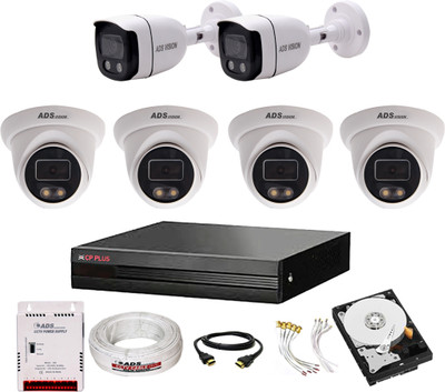 CP PLUS 8CH. Hybrid DVR, 2B/4D CAMERA COLOR VIEW NIGHT VISION CAMBO SET With 1TB HDD Security Camera(1 TB, 8 Channel)